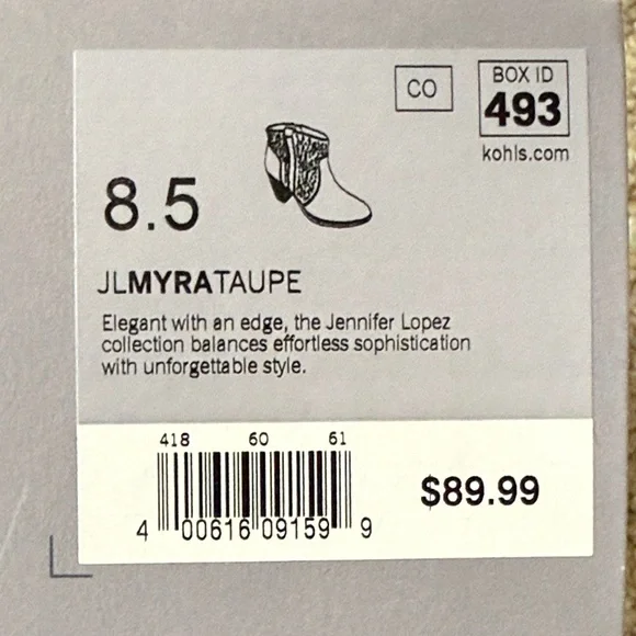 Jennifer Lopez Studded Taupe Suede Ankle Boots - Women’s 8.5 - Picture 15 of 15